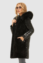 Зимняя куртка Mila Nova К-101 черная — изображение 2