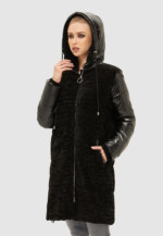 Зимняя куртка Mila Nova К-108 черный — изображение 3