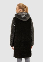 Зимняя куртка Mila Nova К-108 черный — изображение 2