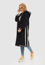 Демисезонное пальто Mila Nova ПВ-98 синее — изображение 2