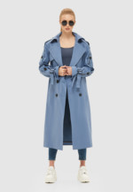 Демісезонний тренч Mila Nova Q-44 денім - Зображення 2