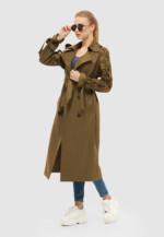 Демисезонный тренч Mila Nova Q-44 хаки