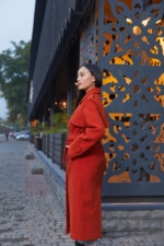 Демисезонное пальто Mila Nova ПВ-172 терракот — изображение 3