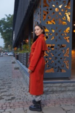 Демисезонное пальто Mila Nova ПВ-172 терракот — изображение 2