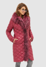 Зимний плащ Mila Nova К-118 черный — изображение 11