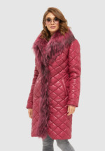 Зимний плащ Mila Nova К-118 черный — изображение 9