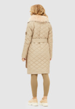 Зимний плащ Mila Nova К-118 молоко — изображение 3