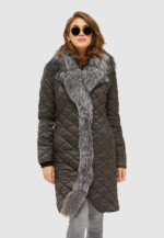 Зимний плащ Mila Nova К-118 черный — изображение 2