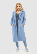 Зимове пальто Mila Nova ПВ-86 блакитний - Зображення 2