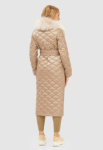 Зимний плащ Mila Nova ПВ-120 бежевый — изображение 3