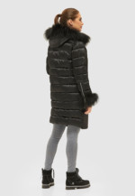 Зимова дублянка Mila Nova Д-152 чорна - Зображення 2