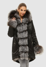 Зимняя парка Mila Nova П-97 черная — изображение 4