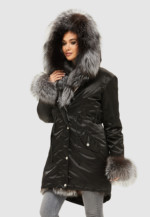 Зимняя парка Mila Nova П-97 черная — изображение 2