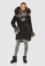 Зимняя парка Mila Nova П-97 черная