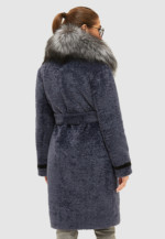 Зимнее пальто Mila Nova ПВ-128 синий — изображение 2