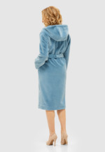 Зимняя шуба Mila Nova ПВ-114 голубая — изображение 3