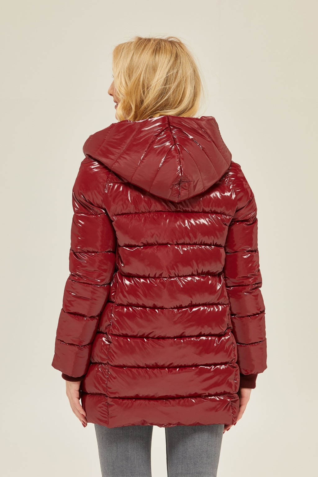 Зимняя куртка Mila Nova К-136 бордо — изображение 4
