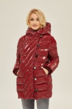Зимняя куртка Mila Nova К-136 бордо — изображение 2