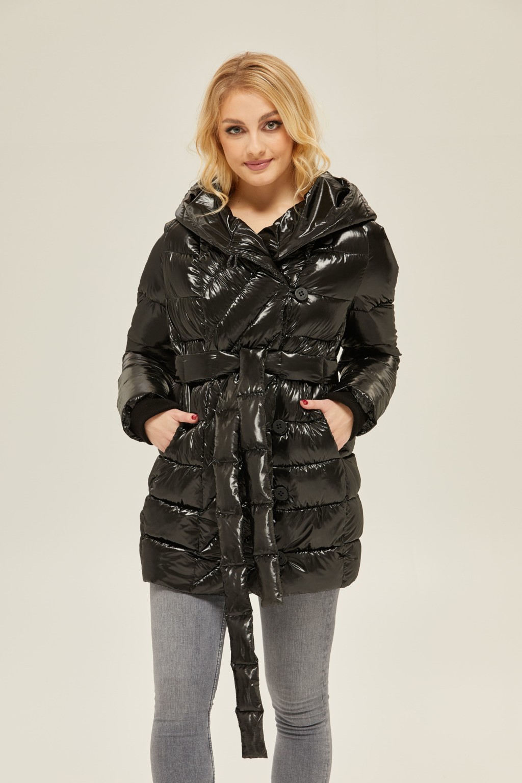 Зимняя куртка Mila Nova К-136 чёрный — изображение 1