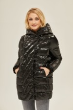 Зимняя куртка Mila Nova К-136 чёрный — изображение 2