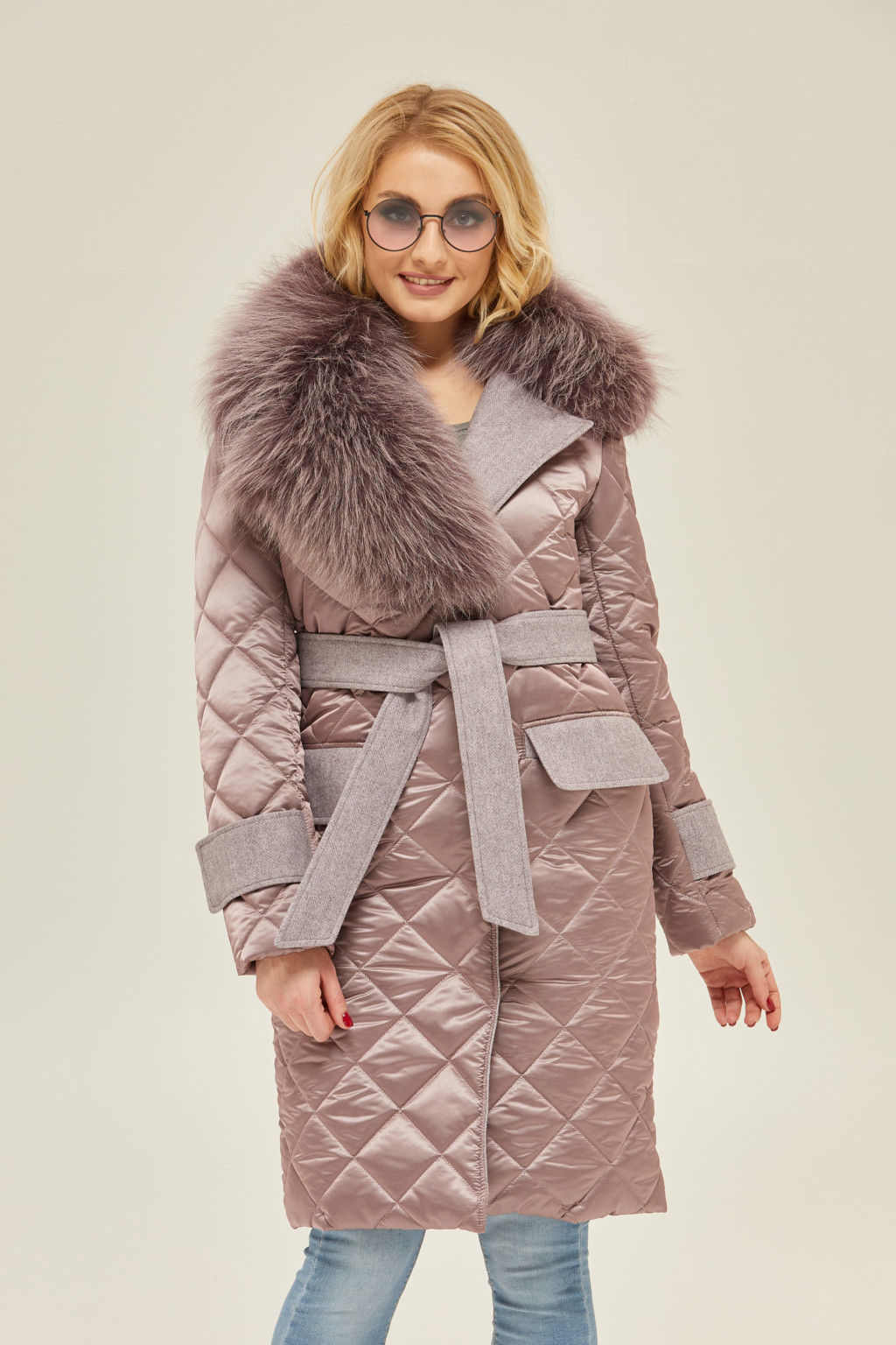 1866_75071 Зимний плащ Mila Nova ПВ-105н фреза — изображение 1