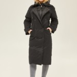 Зимний плащ Mila Nova ПВ-132 черный