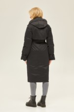 Зимний плащ Mila Nova ПВ-132 черный — изображение 3