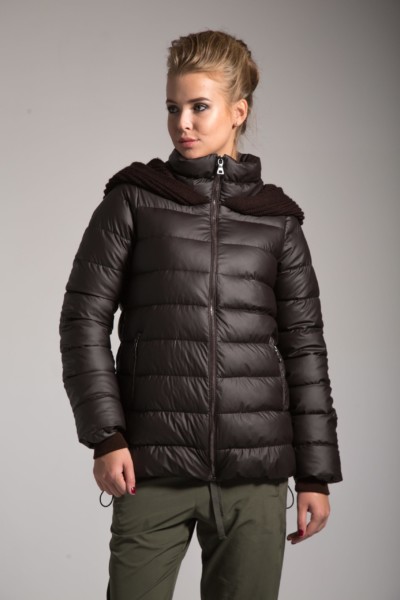 Демисезонная куртка Mila Nova К-18 шоколад
