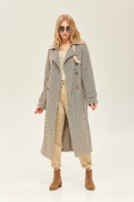 Демісезонний тренч Mila Nova Q-59 капучино - Зображення 2