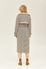 Демісезонний тренч Mila Nova Q-59 капучино - Зображення 3