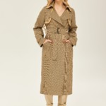 Демисезонный тренч Mila Nova Q-59 хаки