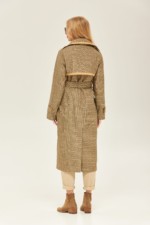 Демисезонный тренч Mila Nova Q-59 хаки — изображение 3