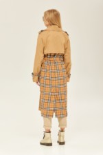 Демисезонный тренч Mila Nova Q-73 кемел — изображение 4