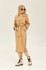 Демисезонный тренч Mila Nova Q-73 кемел