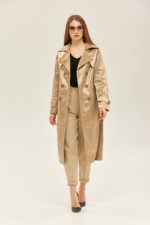 Демисезонный плащ Mila Nova Q-75 бежевый — изображение 2