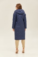 Демисезонное пальто Mila Nova ПВ-118 черно-белое — изображение 4