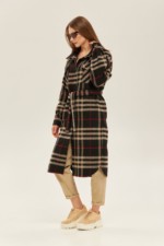 Демисезонное пальто Mila Nova ПВ-146 шоколад — изображение 4