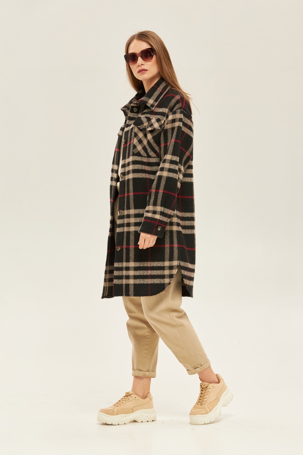 Демисезонное пальто Mila Nova ПВ-146 шоколад — изображение 3