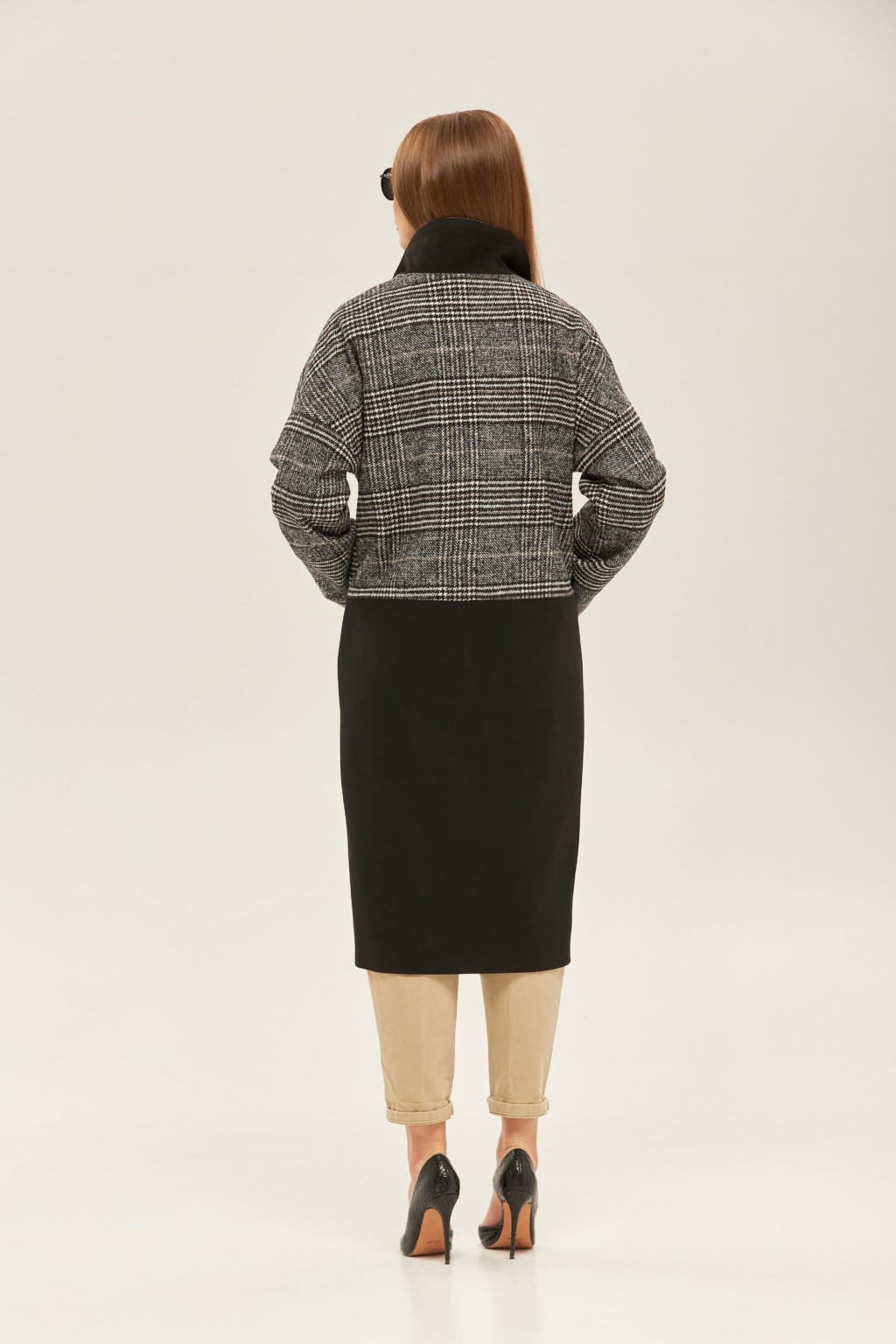 Демисезонное пальто Mila Nova ПВ-155 черное — изображение 2