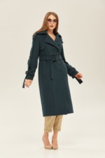 Демісезонне пальто Mila Nova ПВ-93єх зелене