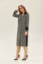 Демисезонное пальто Mila Nova ПВ-143 черное — изображение 2