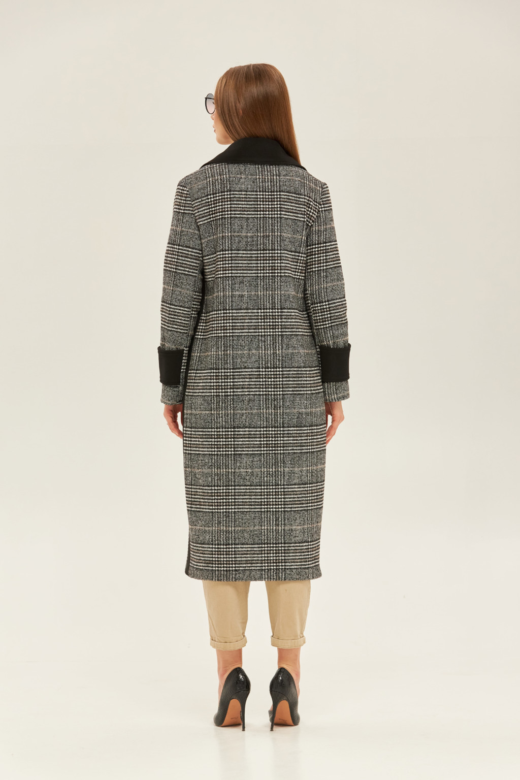 Демисезонное пальто Mila Nova ПВ-143 черное — изображение 3