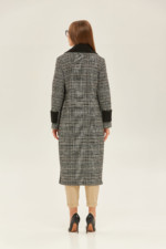 Демисезонное пальто Mila Nova ПВ-143 черное — изображение 3