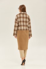 Демисезонное пальто Mila Nova ПВ-155 капучино — изображение 3