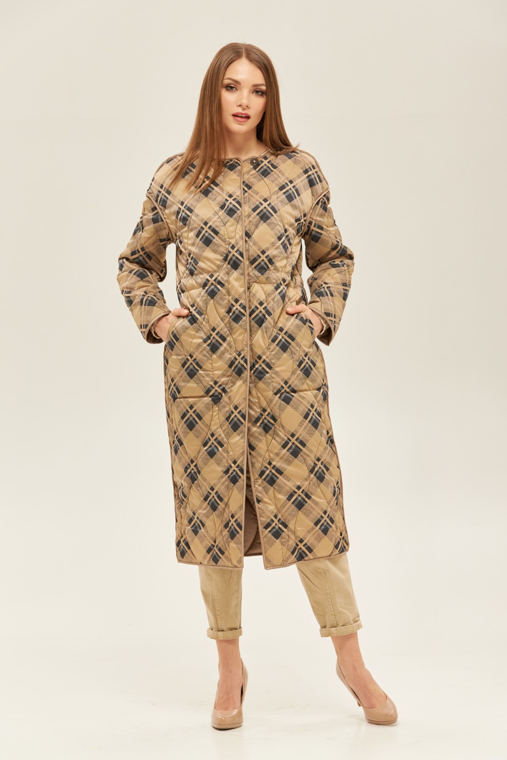 Демисезонный плащ Mila Nova ПВ-140 капучино — изображение 2