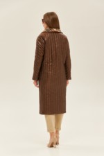 Демисезонный плащ Mila Nova ПВ-141 шоколад — изображение 3