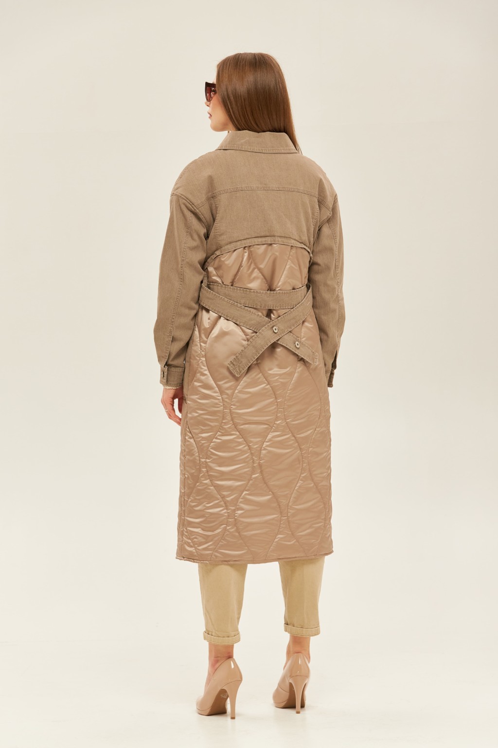 Демисезонный плащ Mila Nova ПВ-150 капучино — изображение 3