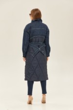 Демисезонный плащ Mila Nova ПВ-150 синий — изображение 3