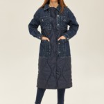 Демісезонний плащ Mila Nova ПВ-150 синій