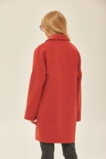 Демісезонне пальто Mila Nova ПВ-164 теракот - Зображення 3